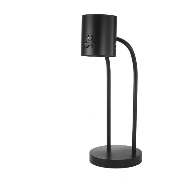 Single-head Black Food Warmer Lamp