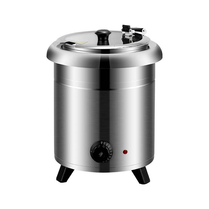 10-Liter Stainless Steel Vertical Body Soup Warmer