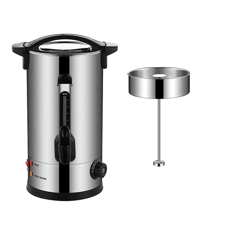 Seamless Double Wall Stainless Steel Coffee Urn with Stainless Steel Filter, Commercial Buffet Beverage Equipment | Factory Wholesale & OEM Available