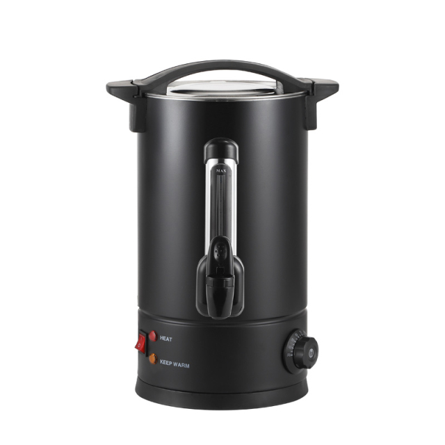 BLack  Double-walledWater Boiler With water gauge Temperature controller