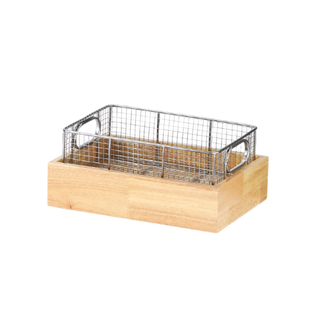 Food Beech Wooden Cake Tray Full Bread Display Stand