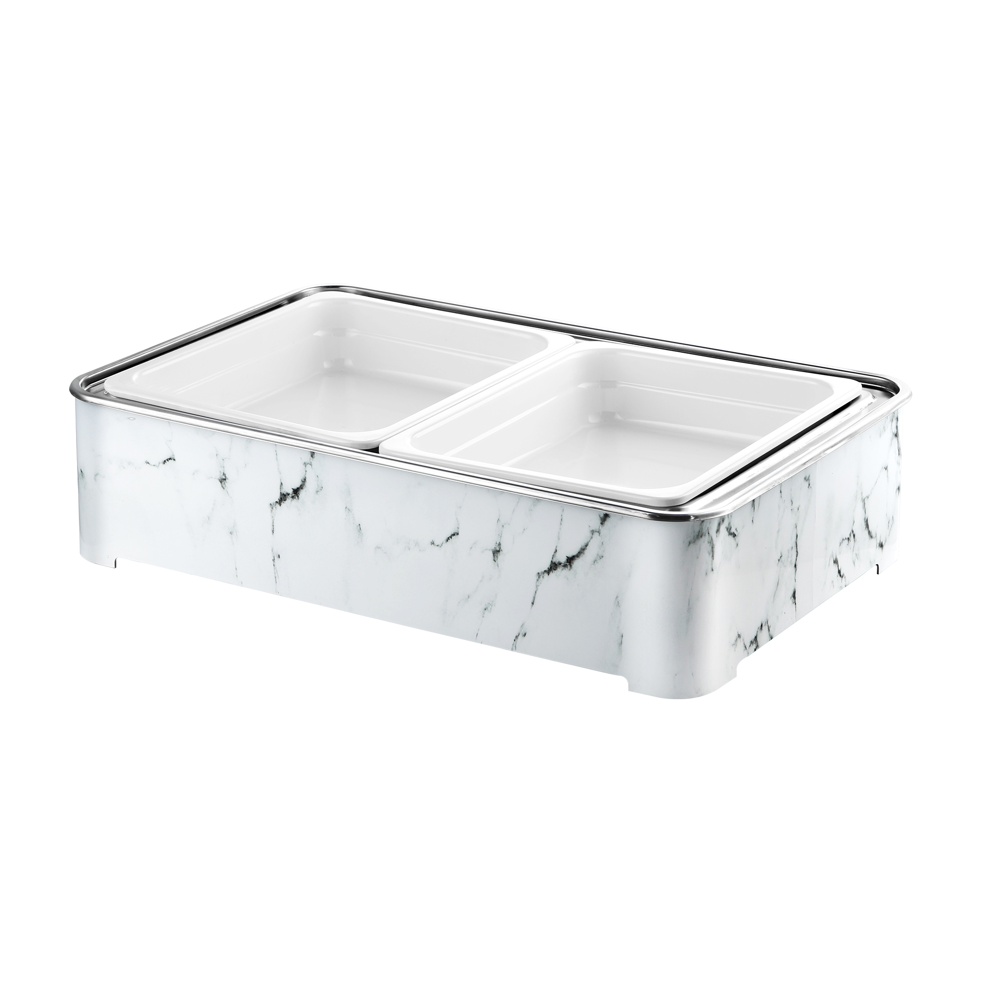 Marble dessert display stand