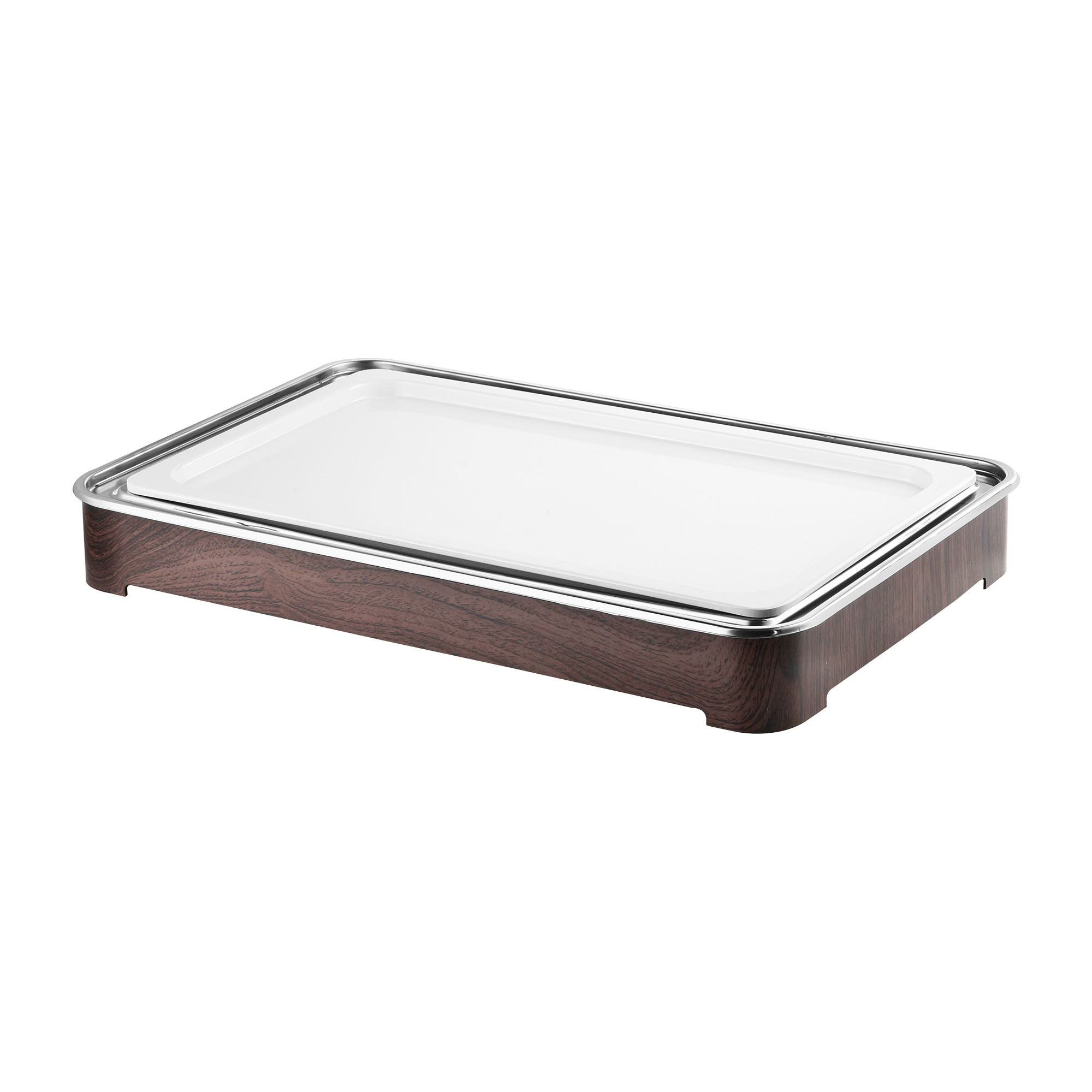 Imitation wooden grain display stand
