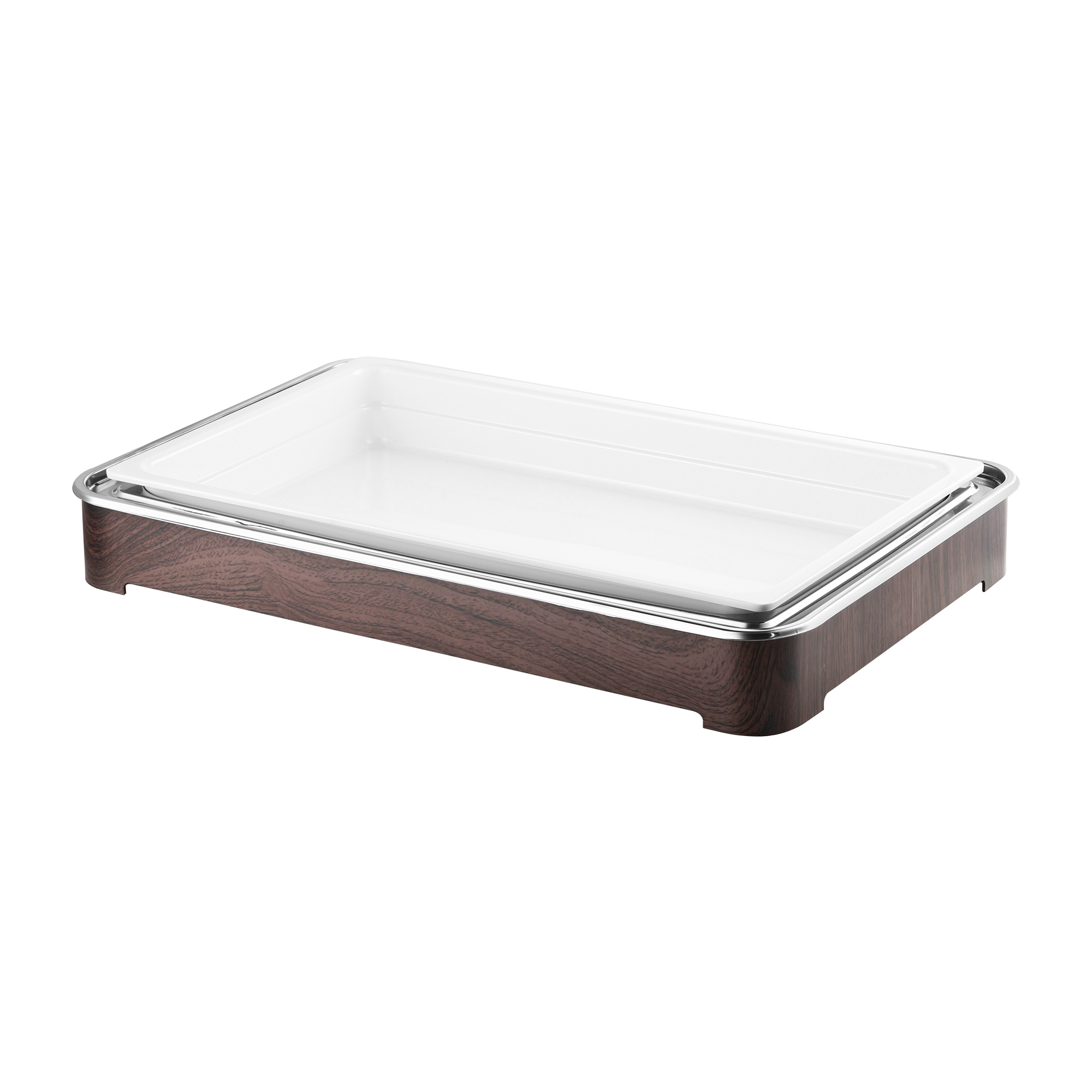 Imitation wooden grain display stand
