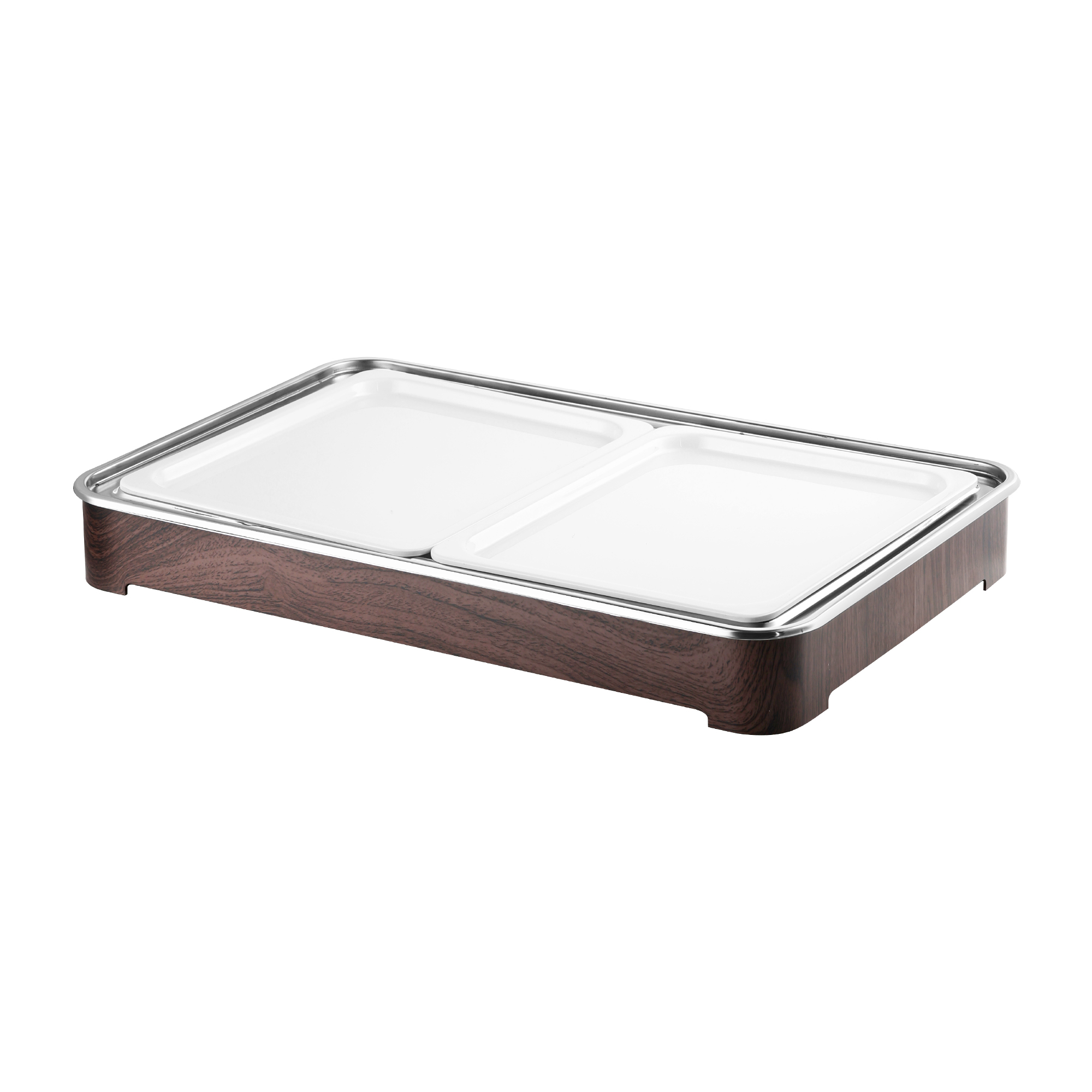 Imitation wooden grain display stand