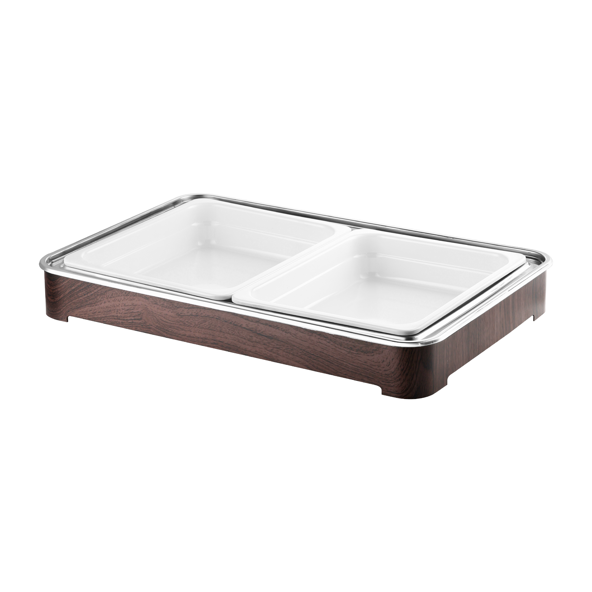 Imitation wooden grain display stand