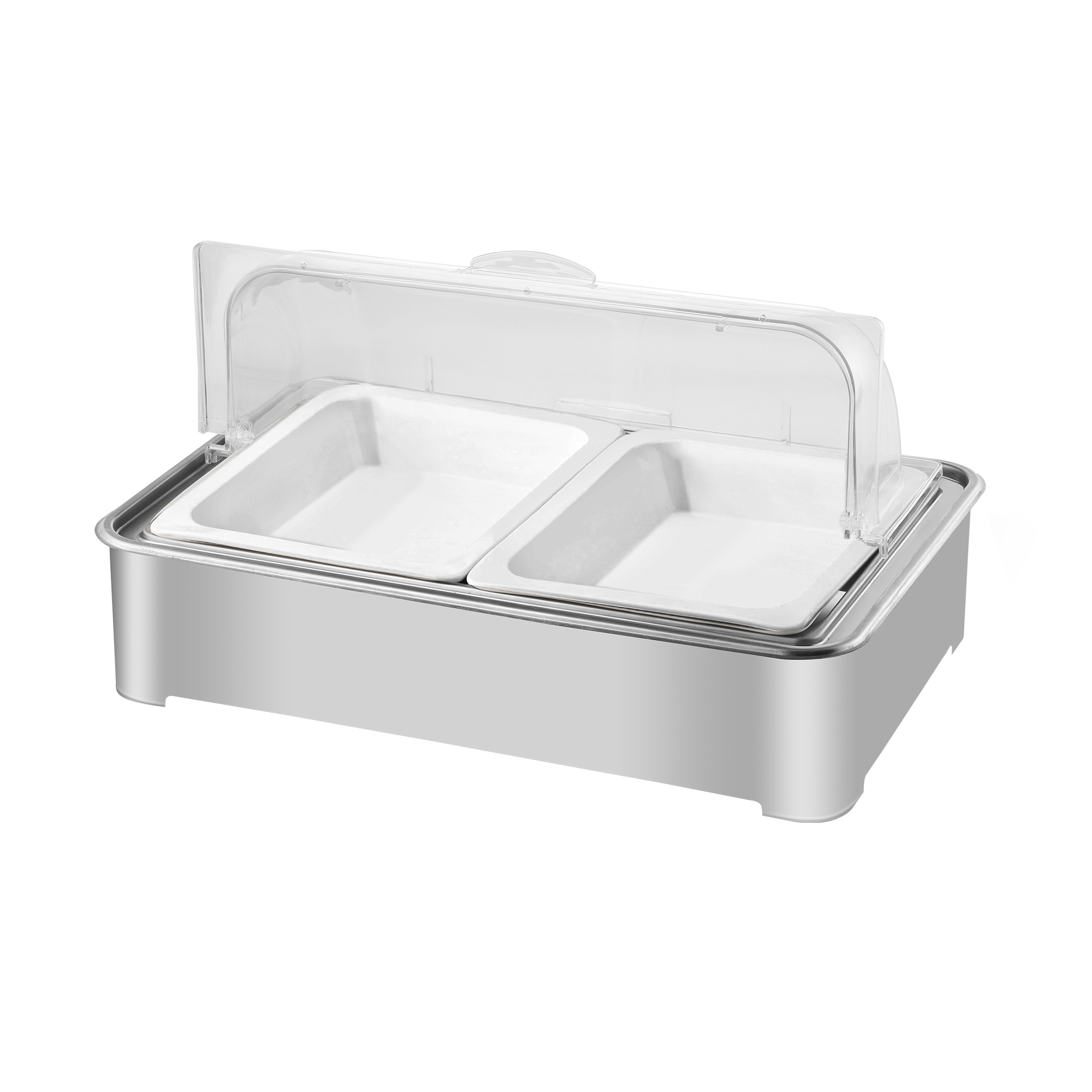 PC Hight-Foot deep Tray with Full Cover for Dim Sum