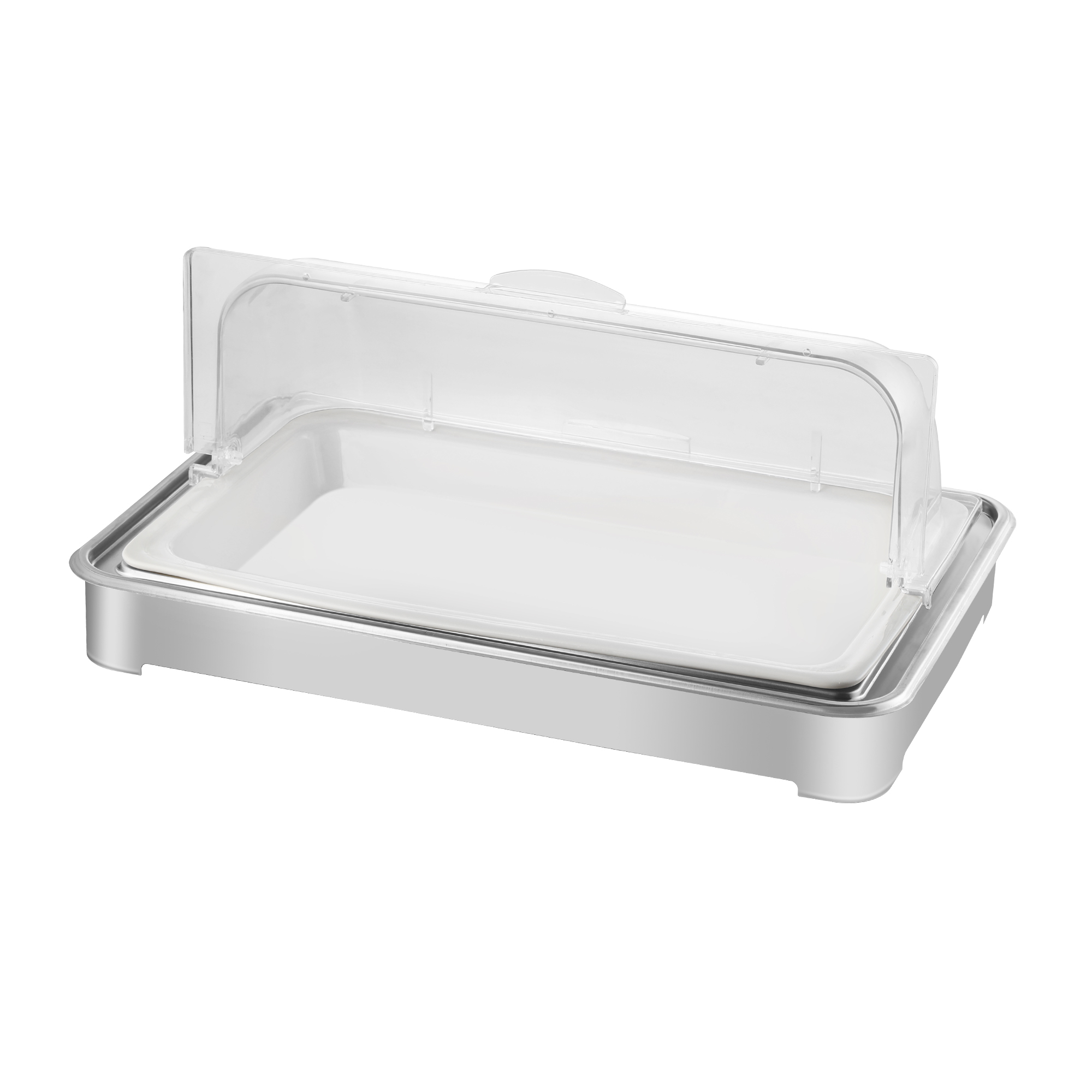 PC Low-Foot deep Tray with Full Cover for Dim Sum