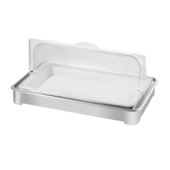 PC Low-Foot deep Tray with Full Cover for Dim Sum