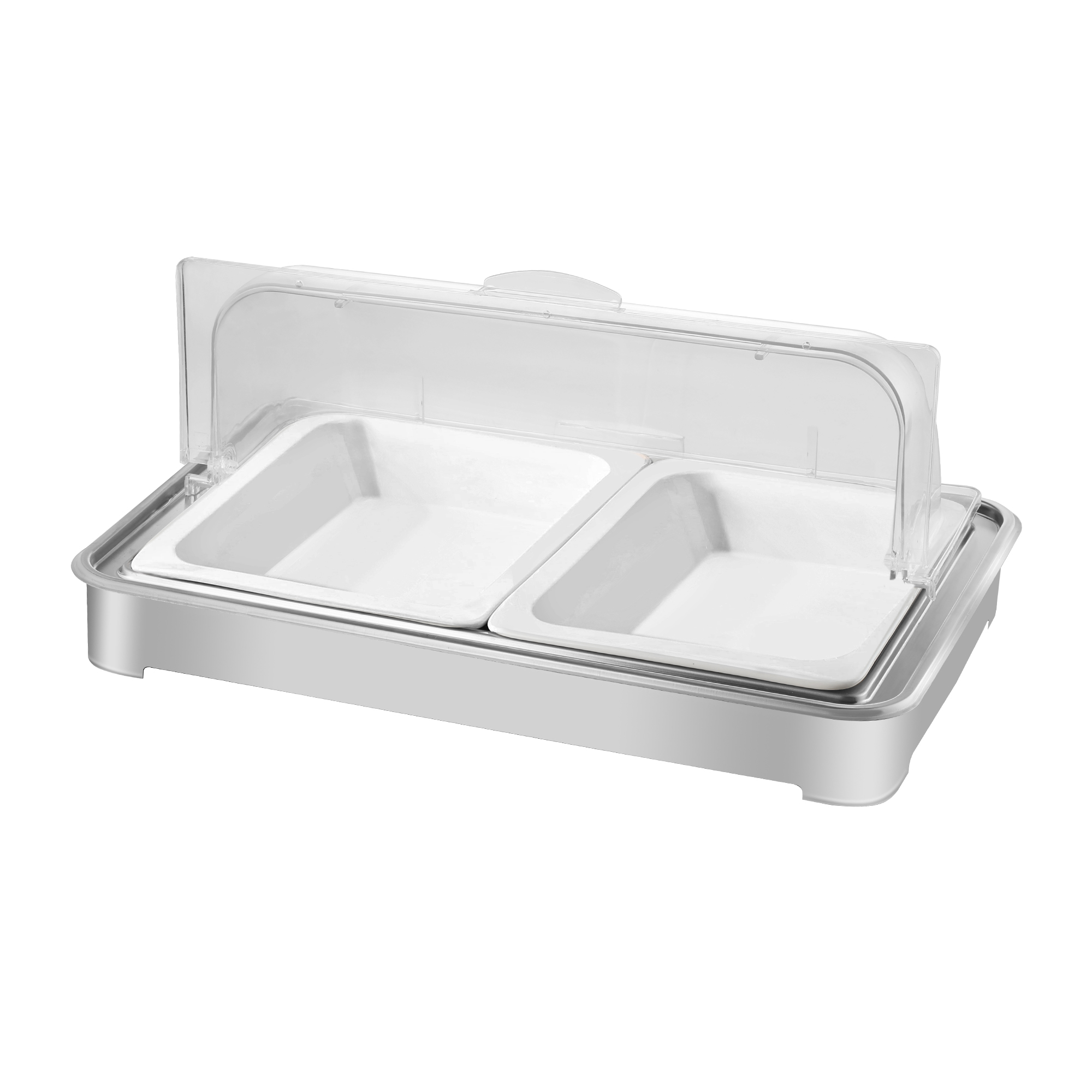 PC Low-Foot deep Tray with Full Cover for Dim Sum