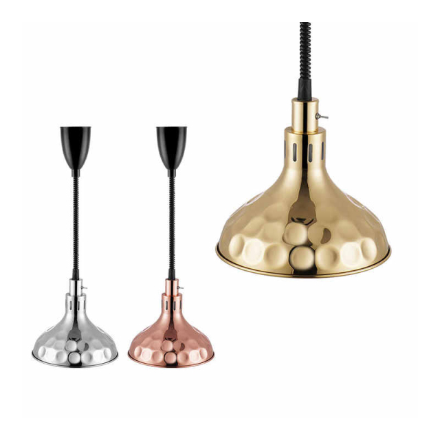 295mm   Hammered Food Warmer Pendant Light
