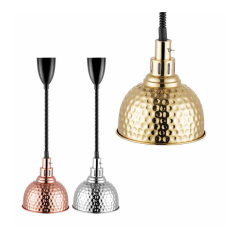 250mm  Hammered Food Warmer Pendant Light