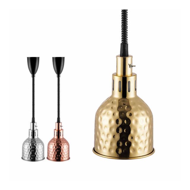 185mm   Hammered Food Warmer Pendant Light