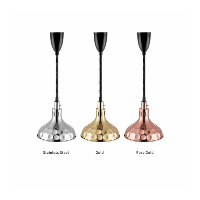 295mm   Hammered Food Warmer Pendant Light