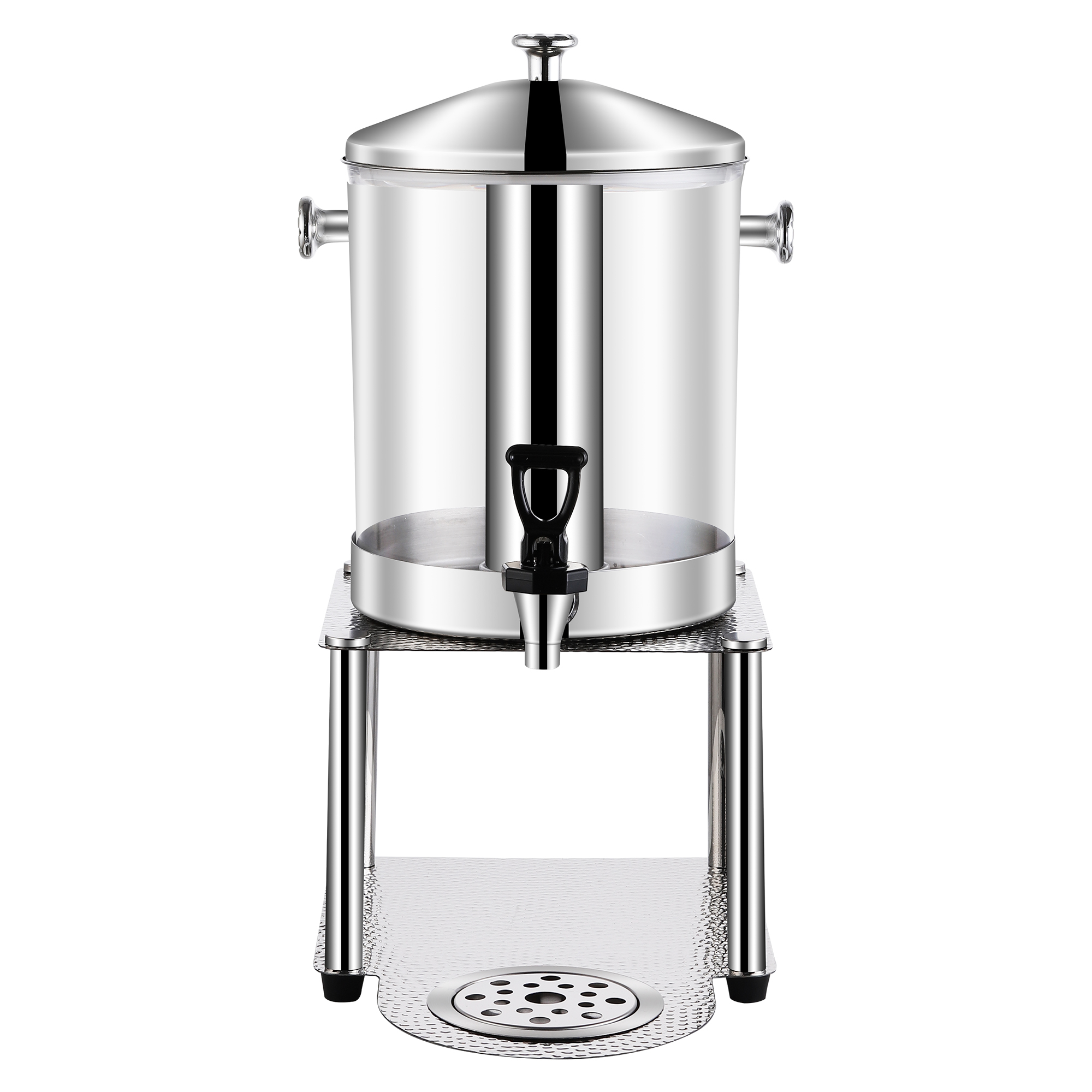 Hammered Stainless Steel Juice Dispenser with Spigot, Commercial Buffet Beverage Server| Factory Wholesale & OEM Available | Color Options