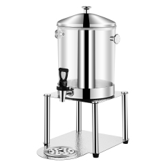 Hammered Stainless Steel Juice Dispenser with Spigot, Commercial Buffet Beverage Server| Factory Wholesale & OEM Available | Color Options