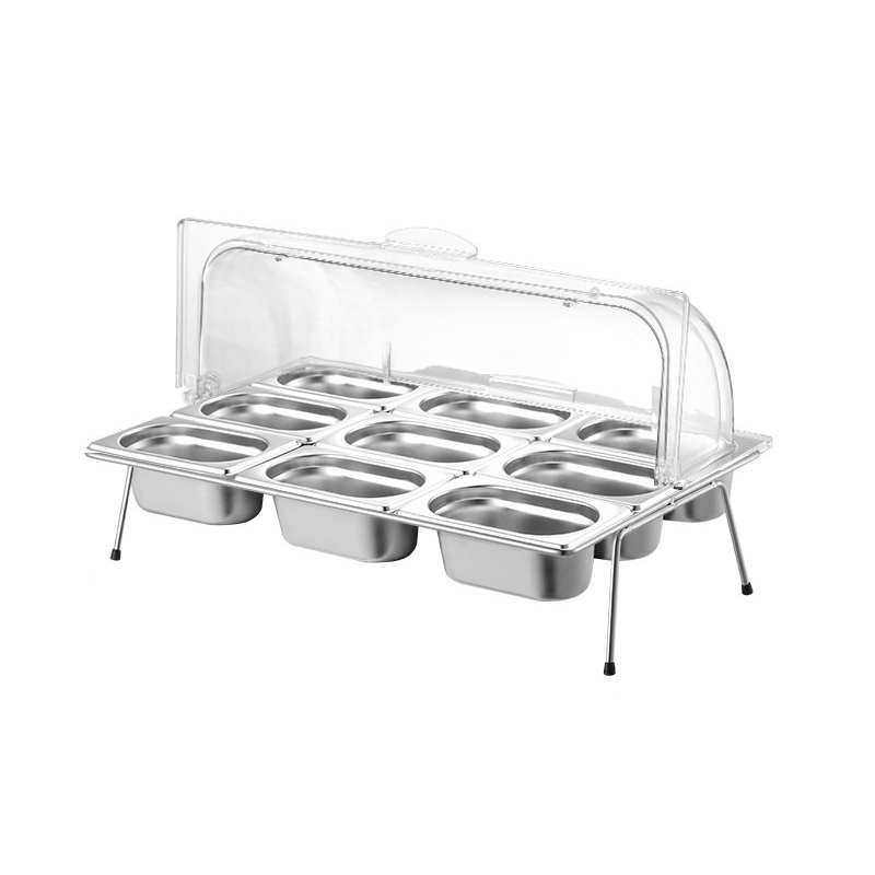 GN 1/9*9 PAN with bracket and PC flip cover