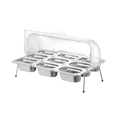 GN 1/9*9 PAN with bracket and PC flip cover