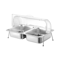 GN 1/2*2 PAN with bracket and PC flip cover