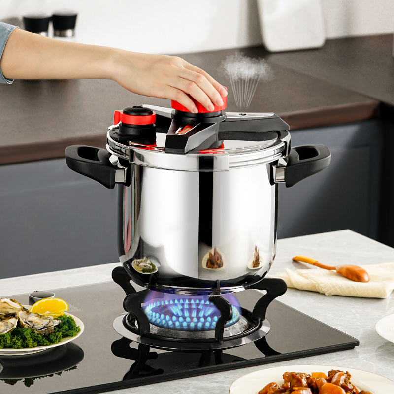 Explosion-proof stainless steel pressure cooker