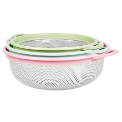 Stainless Steel Kitchen Metal Filter with Handle