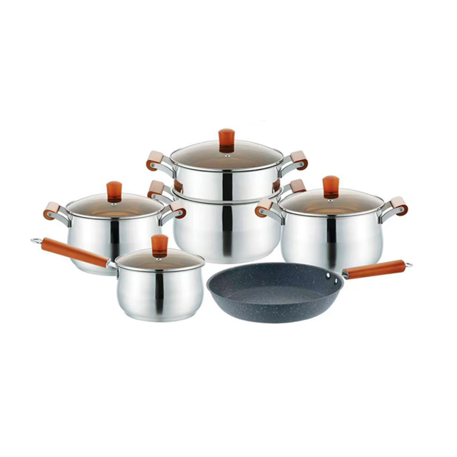 Beech style cookware 5pcs set