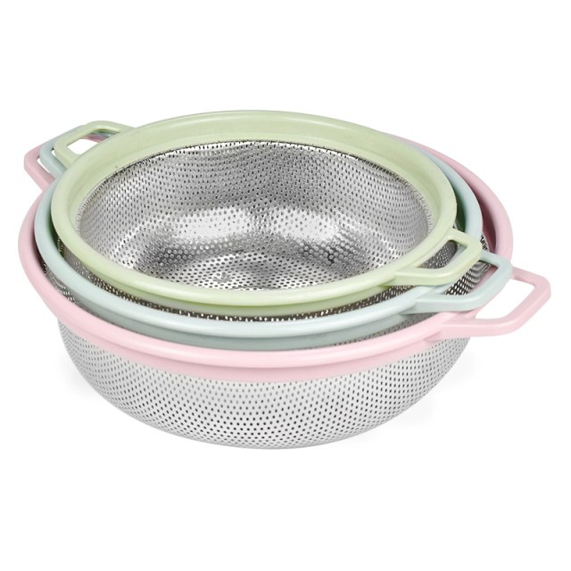 Stainless Steel Kitchen Metal Filter with Handle