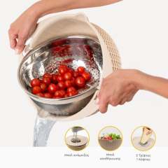4 in 1 Strainer with mixing bowl and grater 4 L