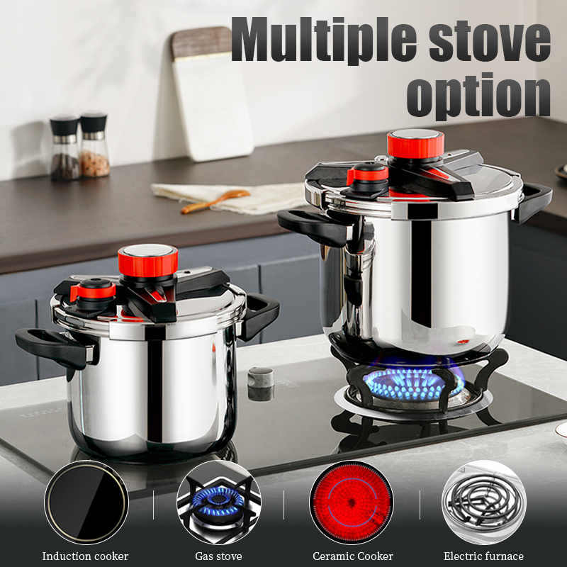Explosion-proof stainless steel pressure cooker