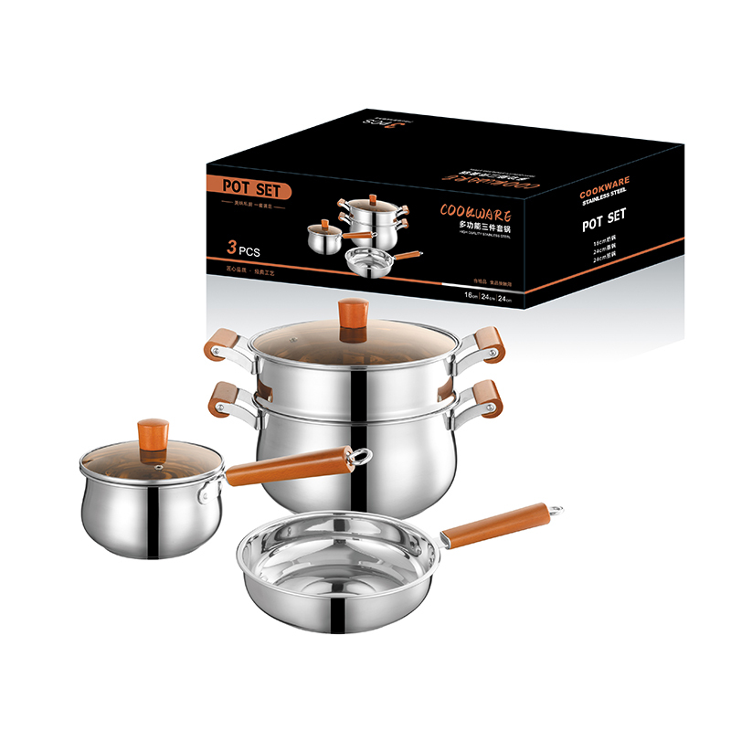 Beech style cookware 4pcs set
