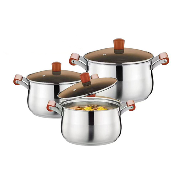 Beech style cookware 3pcs set