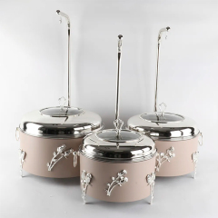 Rose-patterned hanging cover  chafing dish