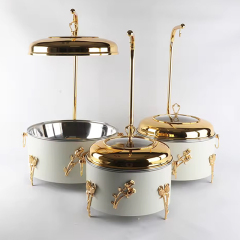 Rose-patterned hanging cover  chafing dish