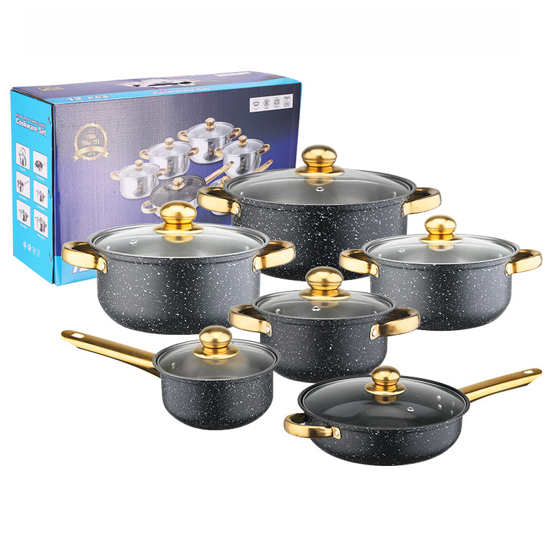Maifan Stone Cookware Set  12 pcs