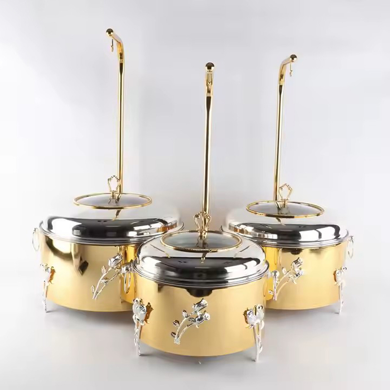 Rose-patterned hanging cover  chafing dish