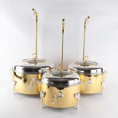 Rose-patterned hanging cover  chafing dish