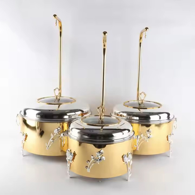 Rose-patterned hanging cover  chafing dish
