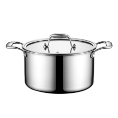 Straight Soup Pot with Glass Lid