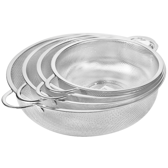 Stainless Steel Kitchen Metal Filter with Handle