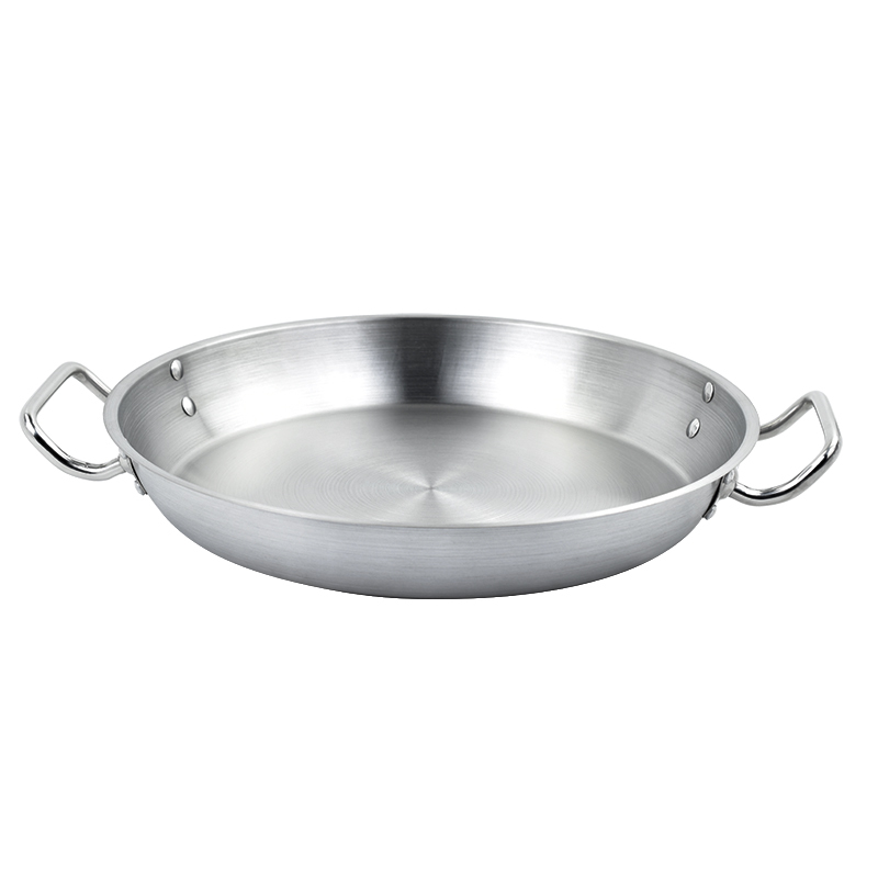 Professional Aluminum Long-Handle Wok