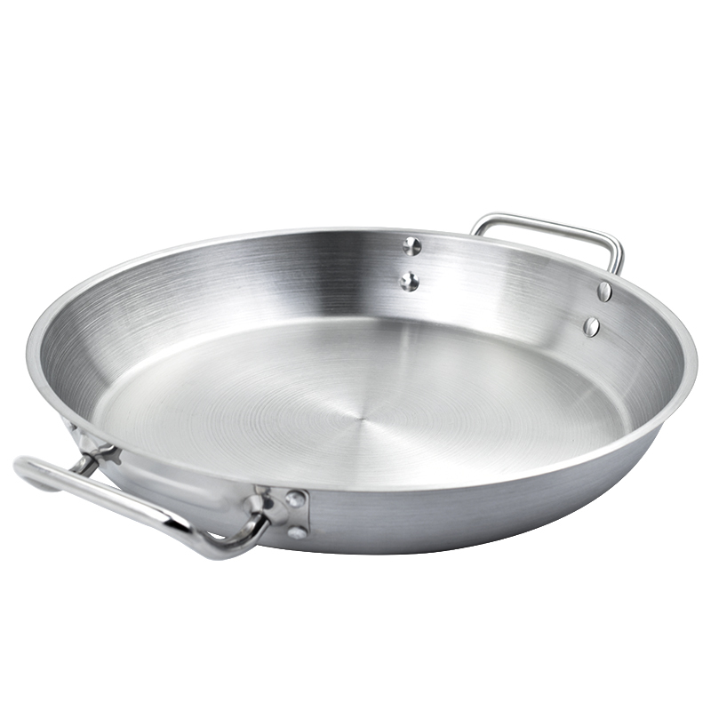 Professional Aluminum Long-Handle Wok