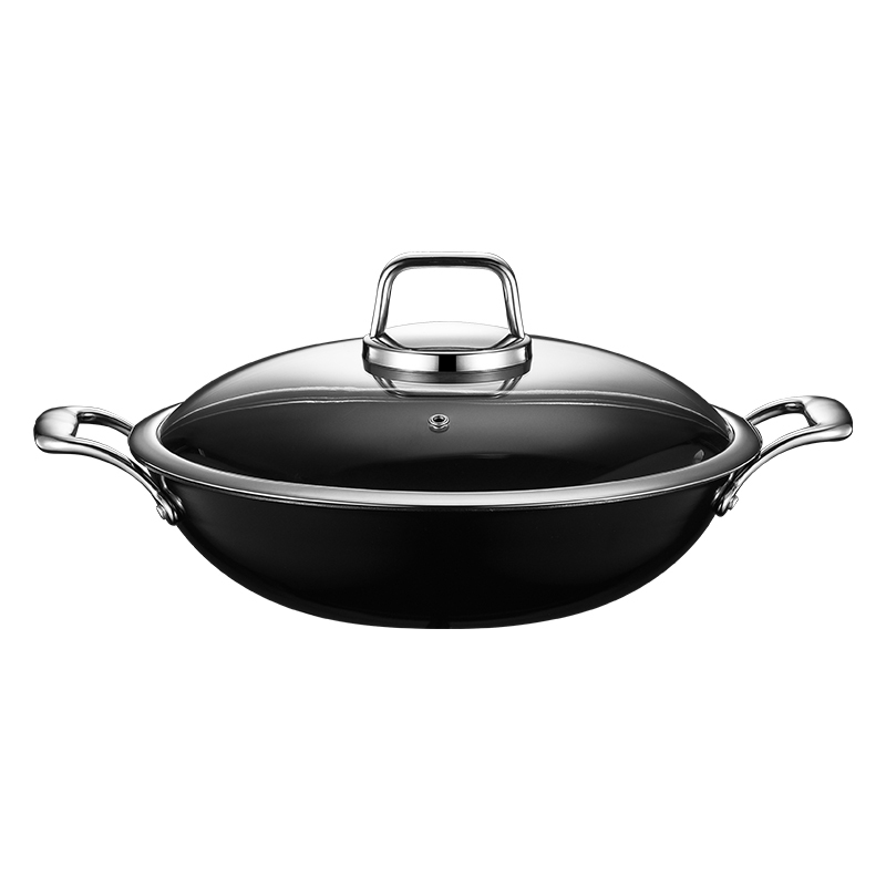 Three-layer Stainless Steel Wok and Frying Pan | Color Options