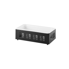 Rectangle Black Rack 1/3*1