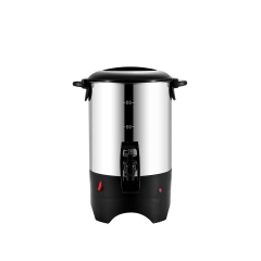 30-Cup Type B Single Wall Stainless Steel Hot Water Boiler, Commercial Buffet Beverage Equipment | Factory Wholesale & OEM Available | Color Options