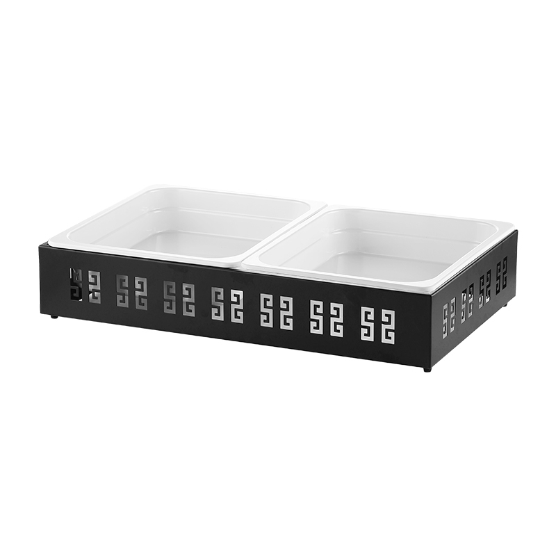 Rectangle  Black Rack 1/ 2 *2