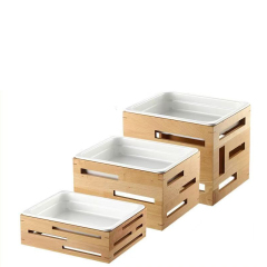 Wooden Dessert Stand 1/2 Set