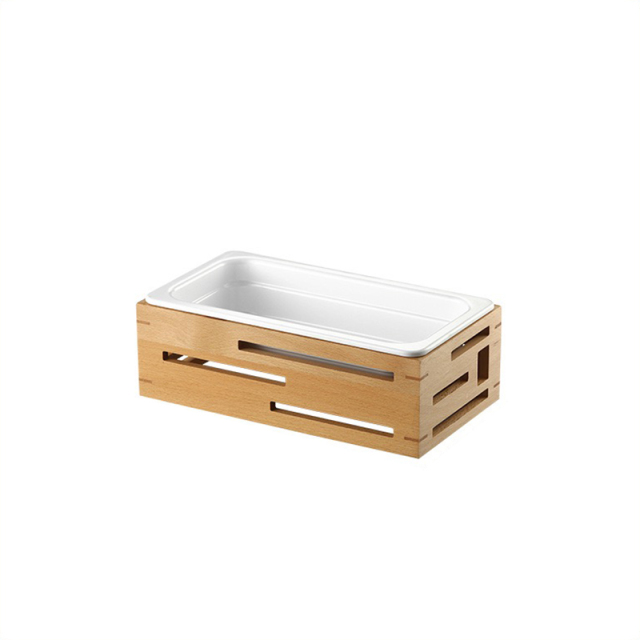 Small Wooden Dessert Stand 1/3