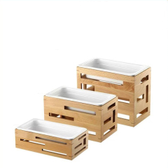 Wooden Dessert Stand 1/3 Set