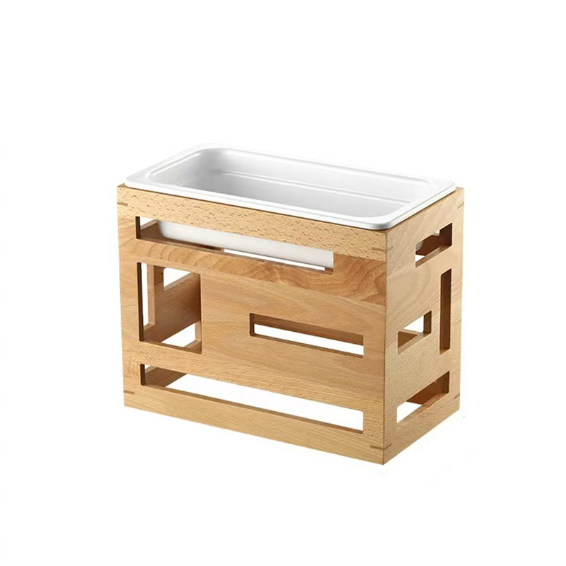 Large Wooden Dessert Stand 1/3