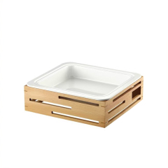 Small Wooden Dessert Stand 2/3